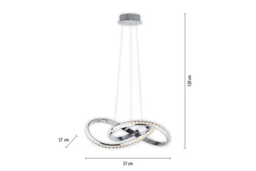 Tanyes Paul Neuhaus Taklampa - Chrome - Belysning - Inomhusbelysning & lampor - Fönsterlampor & fönsterbelysning - Fönsterlampa hängande
