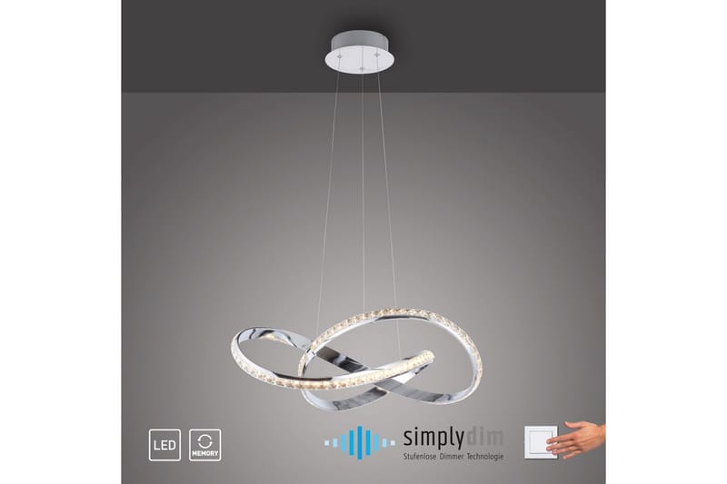 Tanyes Paul Neuhaus Taklampa - Chrome - Belysning - Inomhusbelysning & lampor - Fönsterlampor & fönsterbelysning - Fönsterlampa hängande