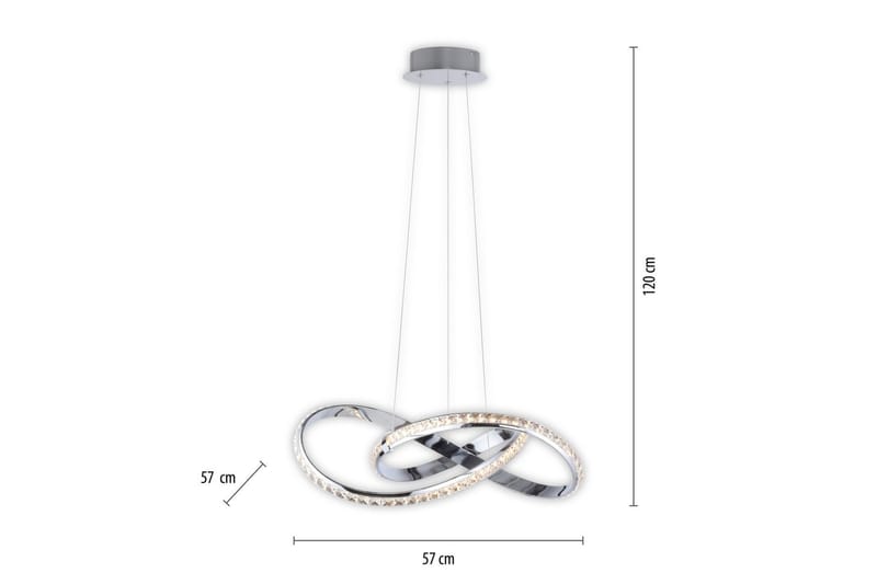 Tanyes Paul Neuhaus Taklampa - Chrome - Belysning - Inomhusbelysning & lampor - Fönsterlampor & fönsterbelysning - Fönsterlampa hängande