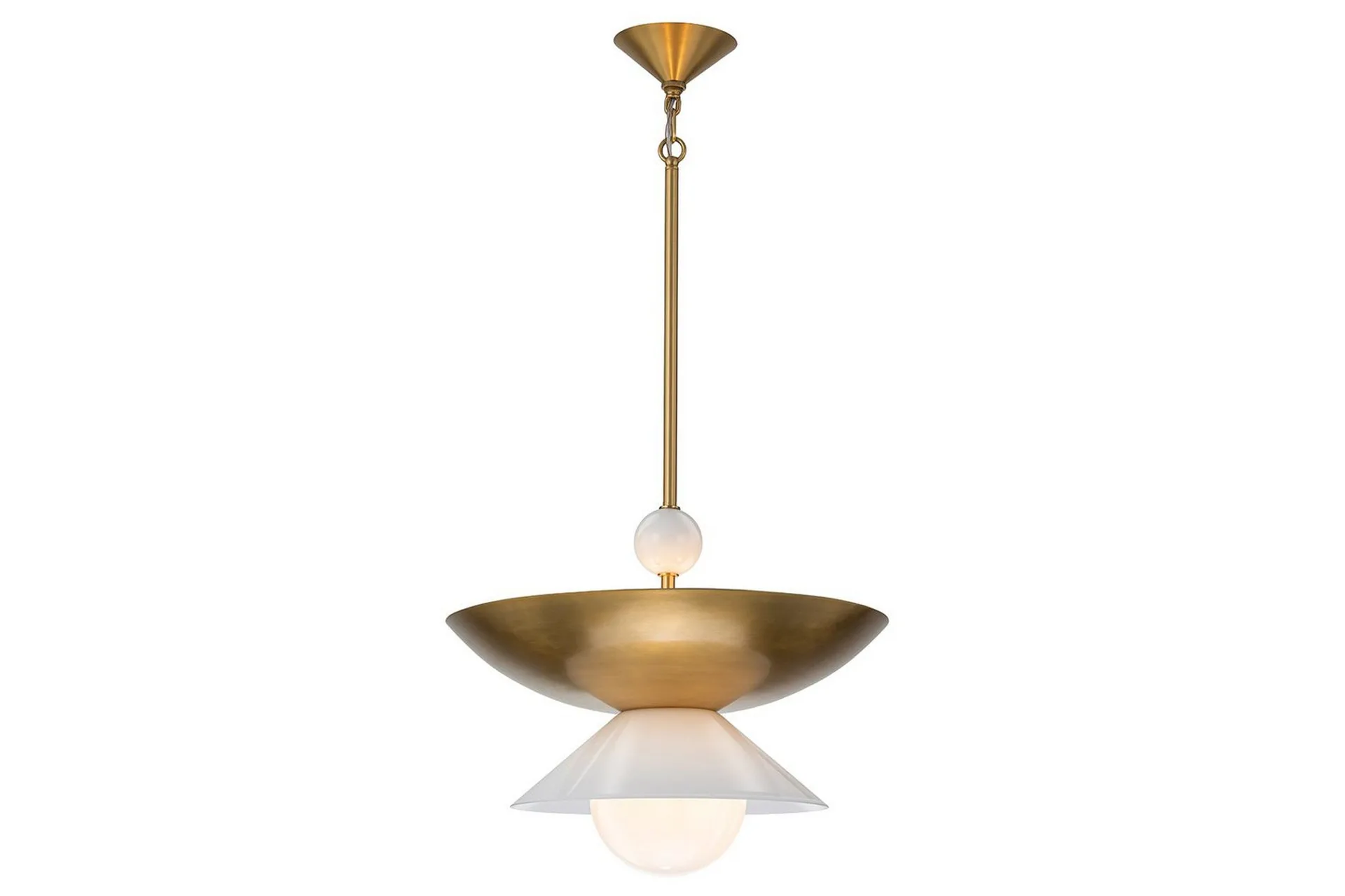 Tefat Quintiesse Taklampa - Brass