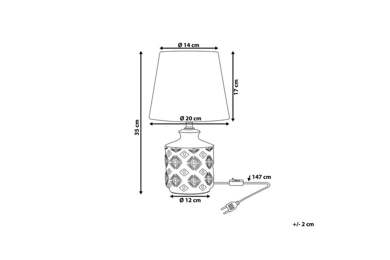 Tesoro Bordslampa 35 cm E14 - Ljusbeige - Belysning - Inomhusbelysning & lampor - Fönsterlampor & fönsterbelysning - Fönsterlampa på fot