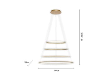 Tessara Paul Neuhaus Taklampa - Brass - Belysning - Inomhusbelysning & lampor - Fönsterlampor & fönsterbelysning - Fönsterlampa hängande