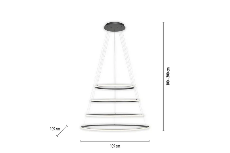 Tessara Paul Neuhaus Taklampa - Anthracite Grey - Belysning - Inomhusbelysning & lampor - Fönsterlampor & fönsterbelysning - Fönsterlampa hängande