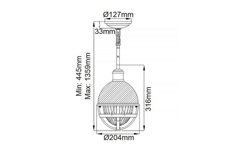 Tollis Kichler Taklampa - Brass||White - Belysning - Inomhusbelysning & lampor - Fönsterlampor & fönsterbelysning - Fönsterlampa hängande