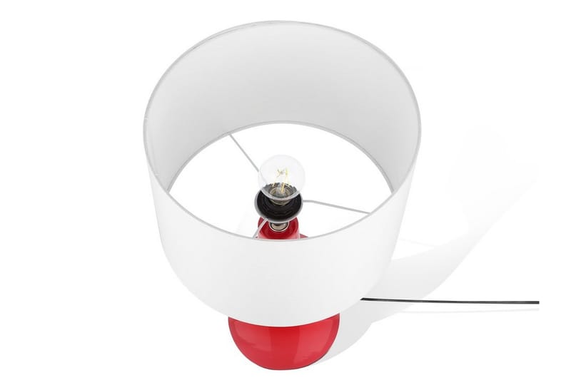 TRIVERSA Bordslampa 32 cm - Sängbordslampa - Sovrumslampa - Fönsterlampa på fot - Bordslampor & bordsbelysning