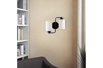 Vägglampa Jaska Två Svart - Svart - Belysning - Inomhusbelysning & lampor - Fönsterlampor & fönsterbelysning - Fönsterlampa hängande