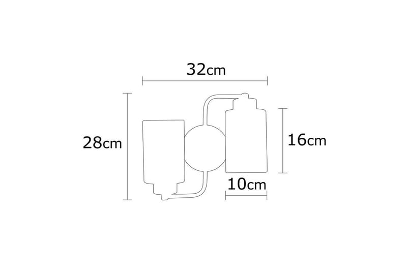 Vägglampa Jaska Två Svart - Svart - Belysning - Inomhusbelysning & lampor - Fönsterlampor & fönsterbelysning - Fönsterlampa hängande