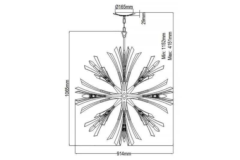 Vida Hinkley Taklampa - GOLD - Belysning - Inomhusbelysning & lampor - Fönsterlampor & fönsterbelysning - Fönsterlampa hängande
