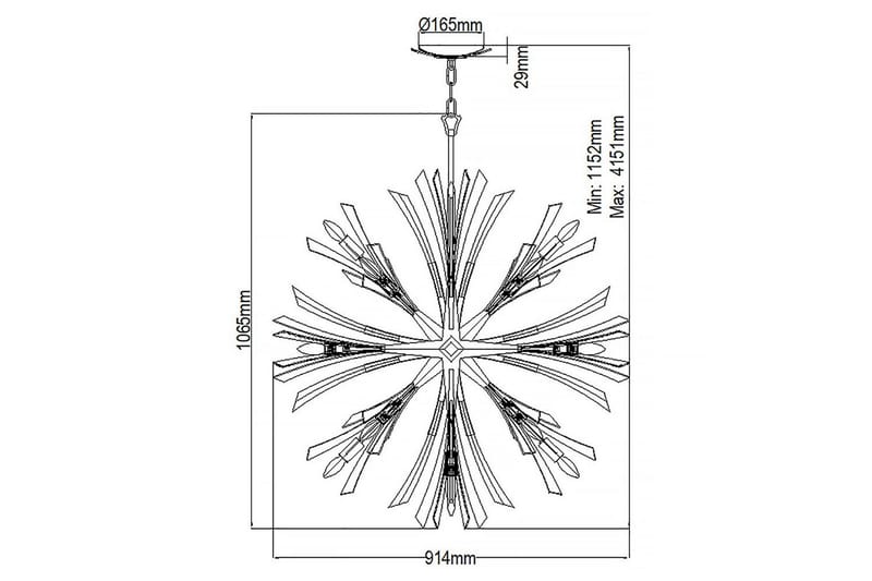 Vida Hinkley Taklampa - GOLD - Belysning - Inomhusbelysning & lampor - Fönsterlampor & fönsterbelysning - Fönsterlampa hängande