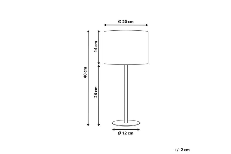 Vinkea Bordslampa 40 cm E27 - Svart/Vit - Belysning - Inomhusbelysning & lampor - Fönsterlampor & fönsterbelysning - Fönsterlampa på fot