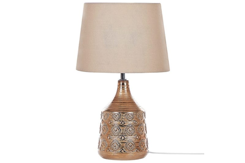 Galatea Bordslampa 47 cm E14 - Brons/Beige - Belysning - Inomhusbelysning & lampor - Sänglampa - Sängbordslampa
