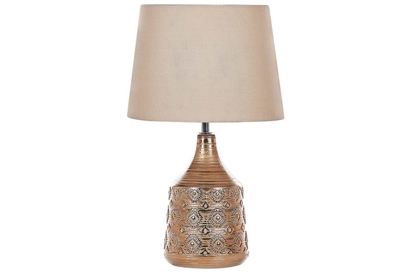 Galatea Bordslampa 47 cm E14 - Brons/Beige - Belysning - Inomhusbelysning & lampor - Sänglampa - Sängbordslampa