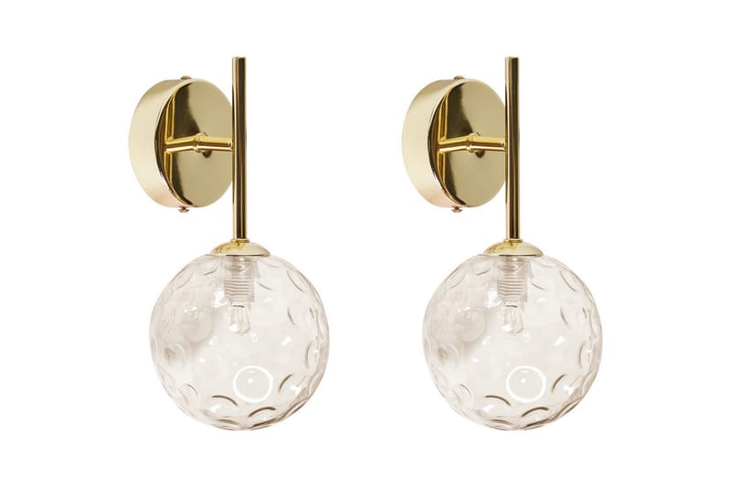 Gavdos Vägglampa 2 st G9 - Guld - Belysning - Inomhusbelysning & lampor - Vägglampor & väggbelysning