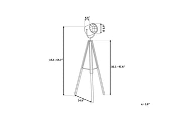 Alzette Golvlampa 143 cm - Vit - Belysning - Inomhusbelysning & lampor - Golvlampor & golvbelysning