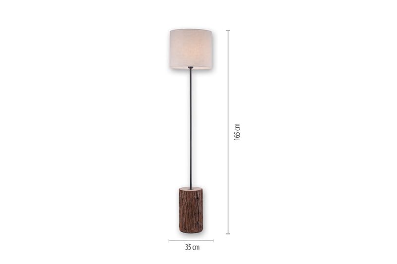 Golvlampa Bark - 35x165x35 cm - Belysning - Inomhusbelysning & lampor - Golvlampor & golvbelysning