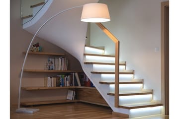 Benue Golvlampa 188 cm - Vit - Belysning - Inomhusbelysning & lampor - Golvlampor & golvbelysning