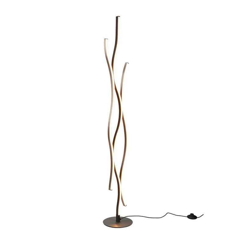 Golvlampa Blaze - Borstad aluminium - Belysning - Inomhusbelysning & lampor - Golvlampor & golvbelysning