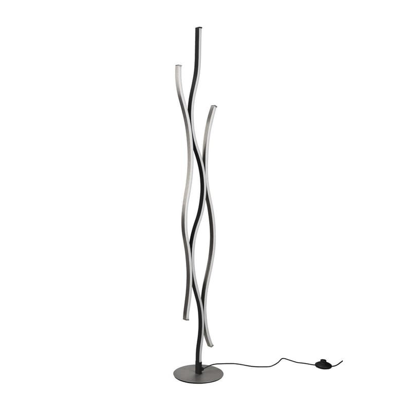 Golvlampa Blaze - Borstad aluminium - Belysning - Inomhusbelysning & lampor - Golvlampor & golvbelysning