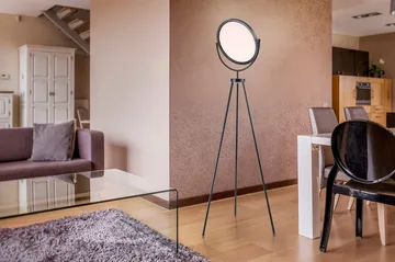 CARL golvlampa, svart - Svart - Belysning - Inomhusbelysning & lampor - Golvlampor & golvbelysning