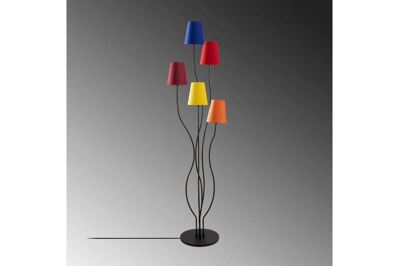 Golvlampa Crestor Flerfärgad / Livfulla färger - Flerfärgad / Livfulla färger - Belysning - Inomhusbelysning & lampor - Golvlampor & golvbelysning