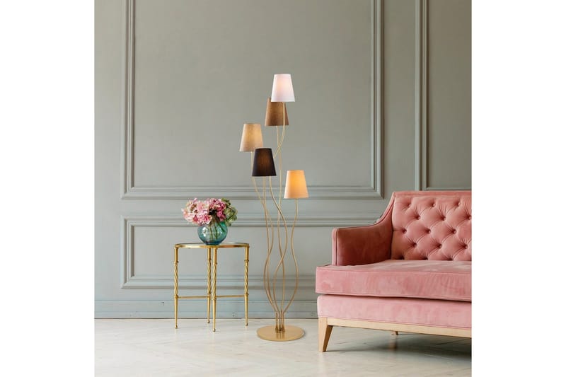 Golvlampa Crestor Flerfärgad / Mörka färger - Flerfärgad / Mörka färger - Belysning - Inomhusbelysning & lampor - Golvlampor & golvbelysning