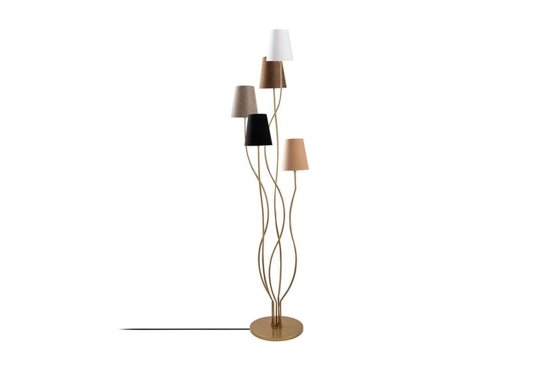Golvlampa Crestor Flerfärgad / Mörka färger - Flerfärgad / Mörka färger - Belysning - Inomhusbelysning & lampor - Golvlampor & golvbelysning
