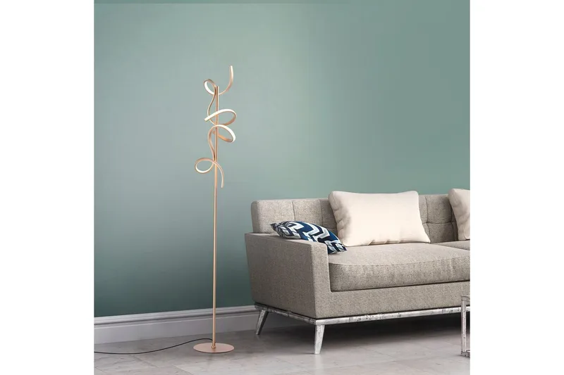 Golvlampa Curls - 22x156x22 cm - Belysning - Inomhusbelysning & lampor - Golvlampor & golvbelysning
