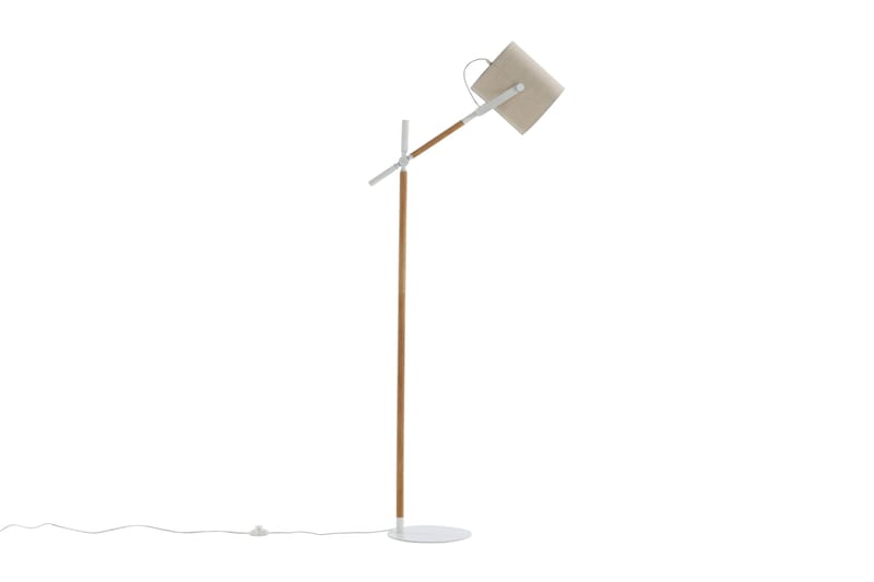 Dennis Golvlampa, Beige/Vit