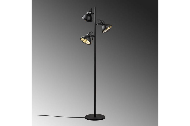 Golvlampa Desten Svart - Svart - Belysning - Inomhusbelysning & lampor - Golvlampor & golvbelysning