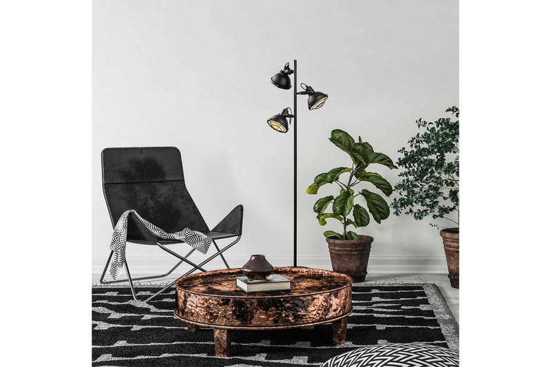 Golvlampa Desten Svart - Svart - Belysning - Inomhusbelysning & lampor - Golvlampor & golvbelysning