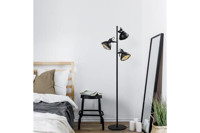 Golvlampa Desten Svart - Svart - Belysning - Inomhusbelysning & lampor - Golvlampor & golvbelysning