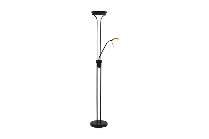 Dimbar golvlampa LED 23 W - Svart - Sovrumslampa - Golvlampor & golvbelysning