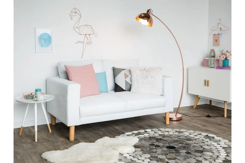 Dintel Golvlampa 155 cm, Koppar