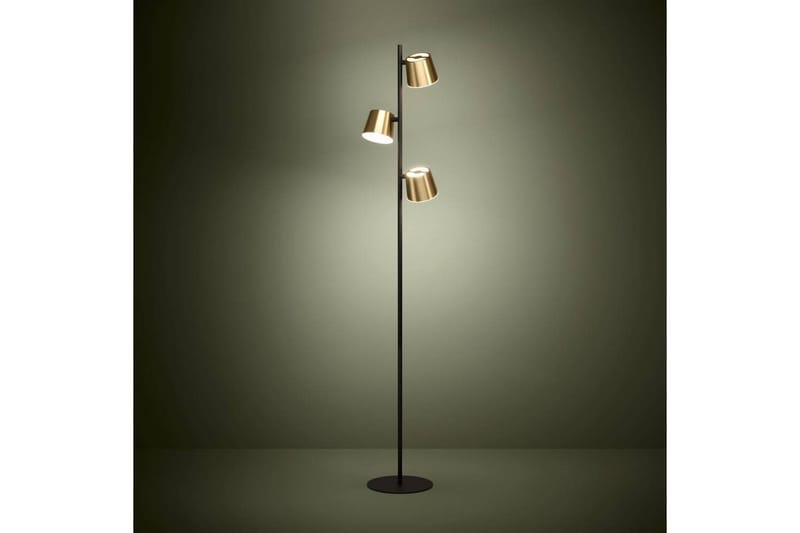 Golvlampa Eglo Altamira Svart/Mässing - Belysning - Inomhusbelysning & lampor - Golvlampor & golvbelysning