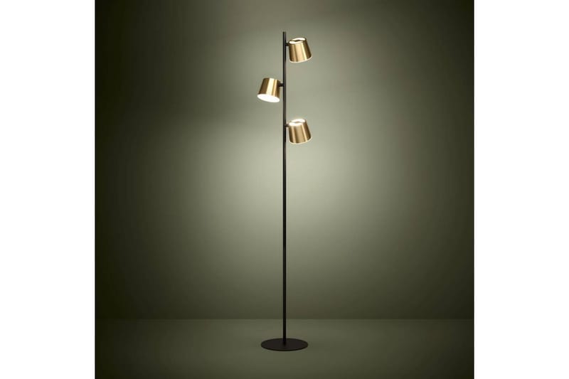 Golvlampa Eglo Altamira Svart/Mässing - Belysning - Inomhusbelysning & lampor - Golvlampor & golvbelysning