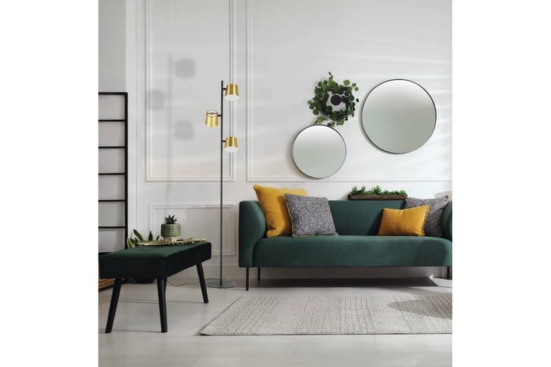 Golvlampa Eglo Altamira Svart/Mässing - Belysning - Inomhusbelysning & lampor - Golvlampor & golvbelysning