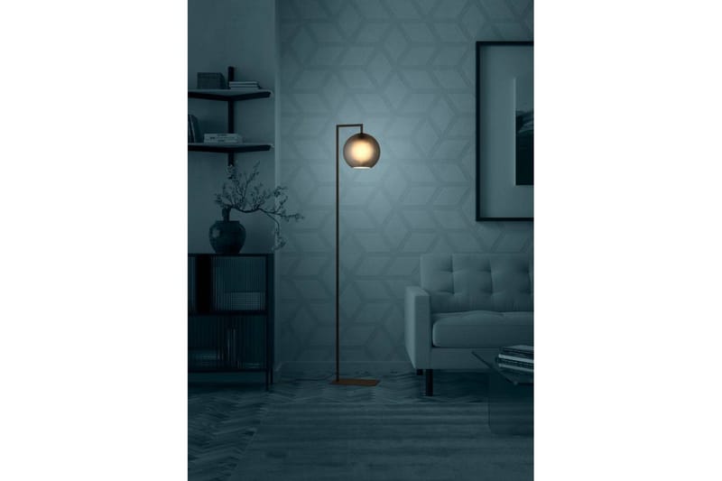 Golvlampa Eglo Arangona Svart/Grå - Belysning - Inomhusbelysning & lampor - Golvlampor & golvbelysning