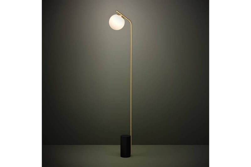 Golvlampa Eglo Betulia Svart/Mässing Opalvit - Belysning - Inomhusbelysning & lampor - Golvlampor & golvbelysning
