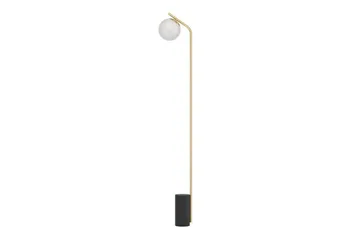 Golvlampa Eglo Betulia Svart/Mässing Opalvit - Belysning - Inomhusbelysning & lampor - Golvlampor & golvbelysning