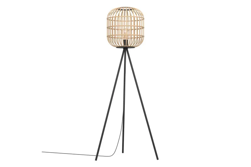 Golvlampa Eglo Bordesley - Svart - Belysning - Inomhusbelysning & lampor - Golvlampor & golvbelysning