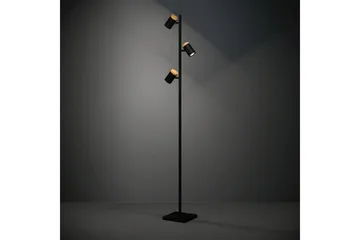Golvlampa Eglo Cartagena Svart/Trä med 3 Lampor - Belysning - Inomhusbelysning & lampor - Golvlampor & golvbelysning