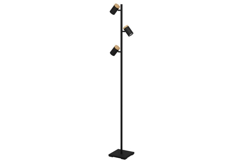 Golvlampa Eglo Cartagena Svart/Trä med 3 Lampor - Belysning - Inomhusbelysning & lampor - Golvlampor & golvbelysning