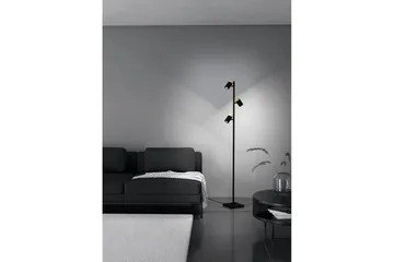 Golvlampa Eglo Cartagena Svart/Trä med 3 Lampor - Belysning - Inomhusbelysning & lampor - Golvlampor & golvbelysning