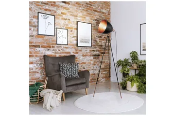 Golvlampa Eglo Chester - Svart/Koppar - Belysning - Inomhusbelysning & lampor - Golvlampor & golvbelysning
