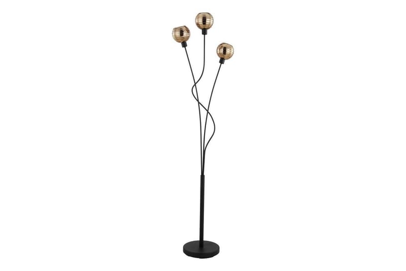 Golvlampa Eglo Creppo Guld/Svart - Belysning - Inomhusbelysning & lampor - Golvlampor & golvbelysning