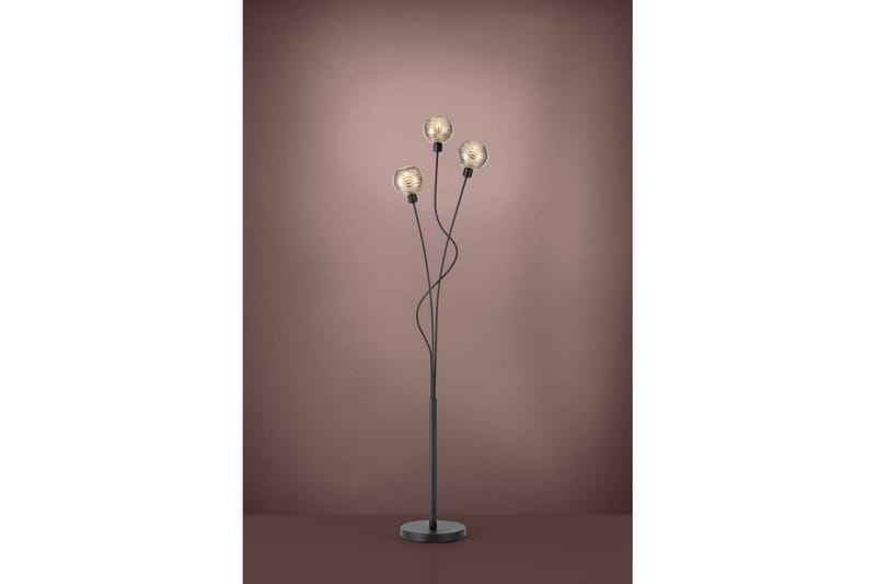 Golvlampa Eglo Creppo Guld/Svart - Belysning - Inomhusbelysning & lampor - Golvlampor & golvbelysning