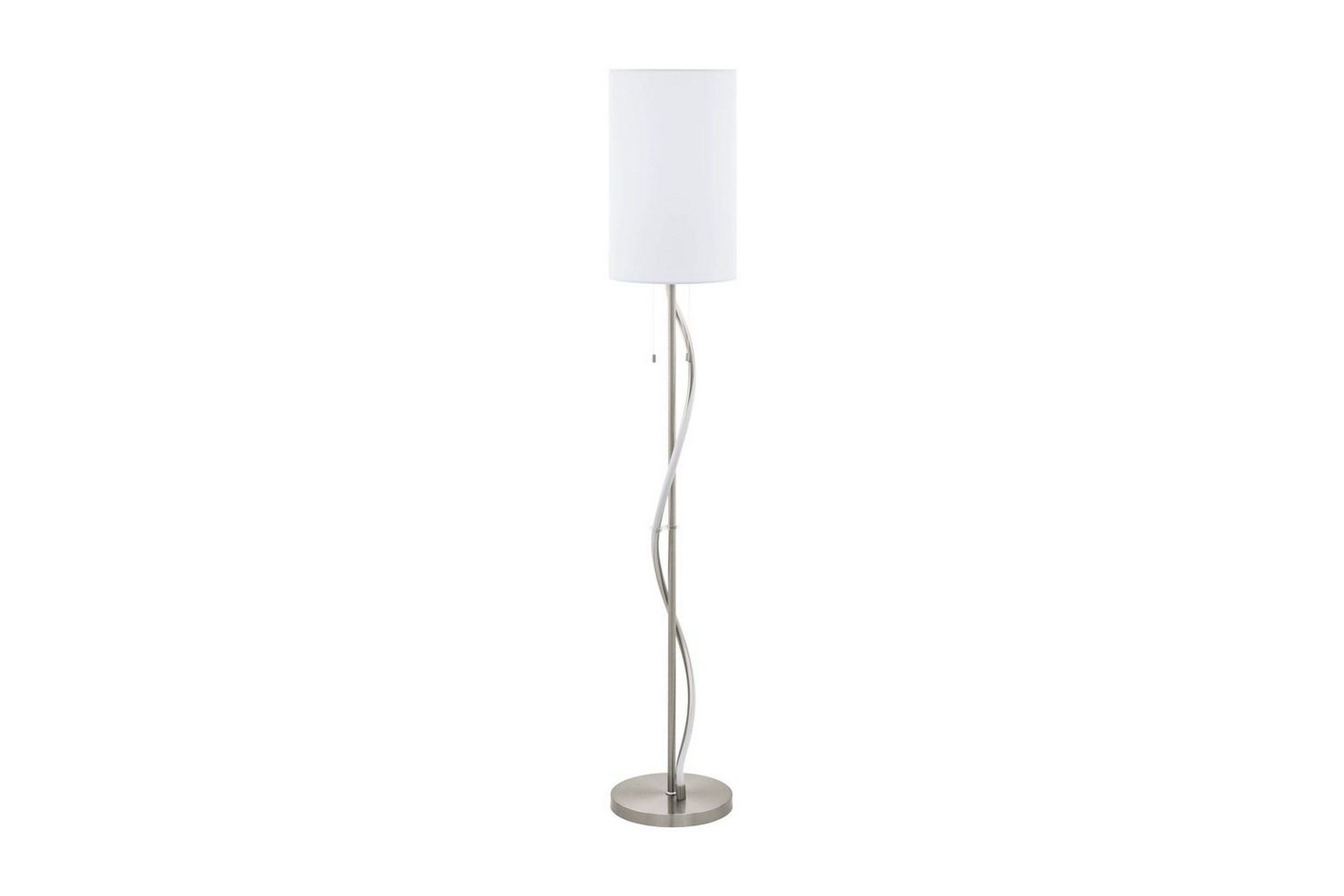 Golvlampa Eglo Espartal - Vit/M&ouml;rkgr&aring;