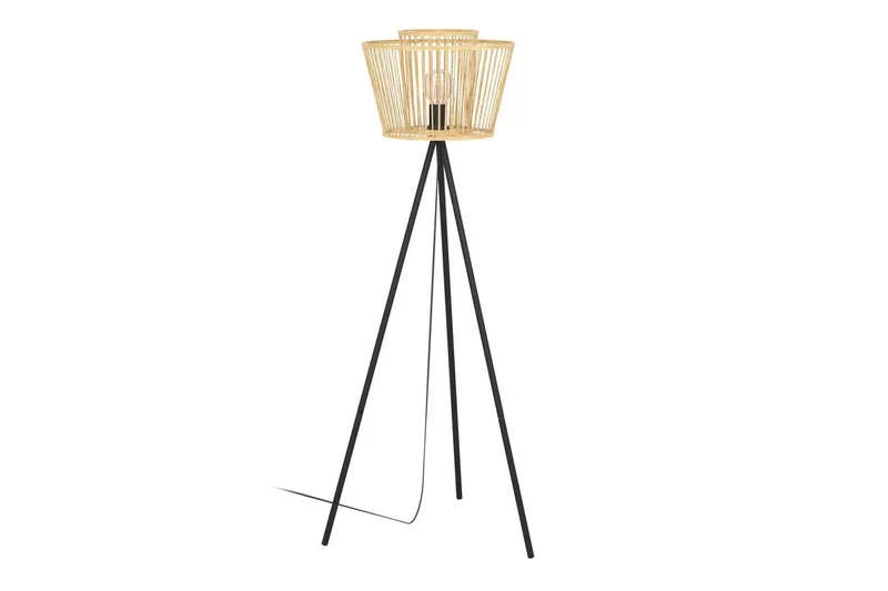 Golvlampa Eglo Hykeham, Svart