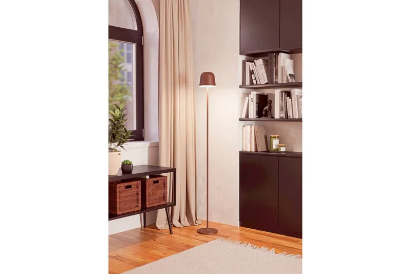 Golvlampa Eglo Mannera-L Brun - Brun - Belysning - Inomhusbelysning & lampor - Golvlampor & golvbelysning