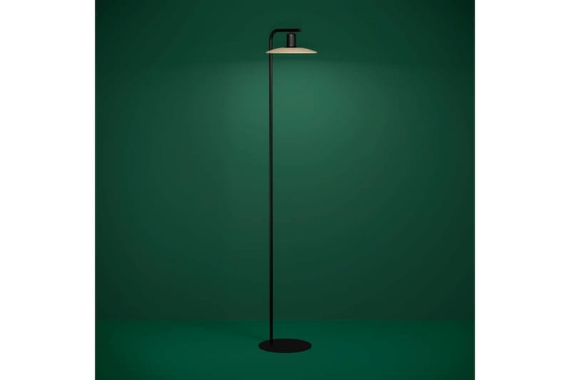 Golvlampa Eglo Mayazes Svart/Trä - Belysning - Inomhusbelysning & lampor - Golvlampor & golvbelysning